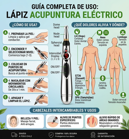 Lápiz de Acupuntura Electrónica Portátil