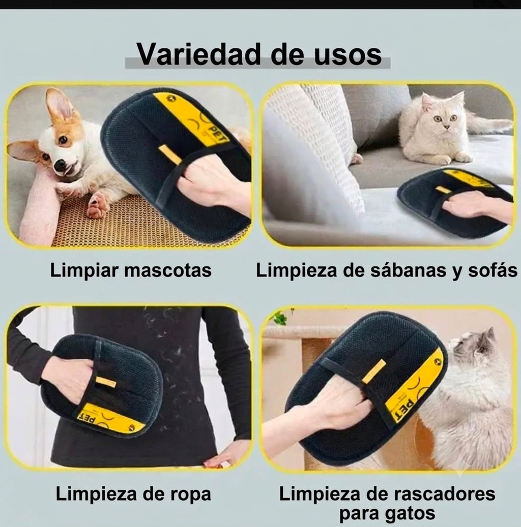 Guantes Electroestetico Quita Pelos (2u)