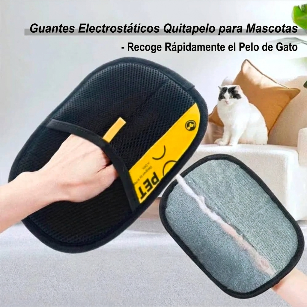 Guantes Electroestetico Quita Pelos (2u)