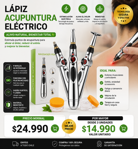Lápiz de Acupuntura Electrónica Portátil